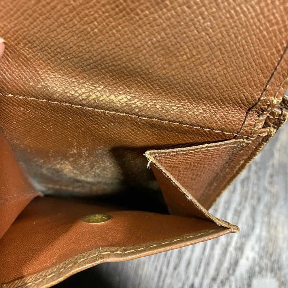 Louis Vuitton Brown Monogram Canvas Bifold Wallet